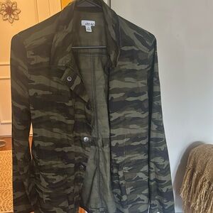 Abound Green and Brown Utility Jacket Fashionable Lightweight Design